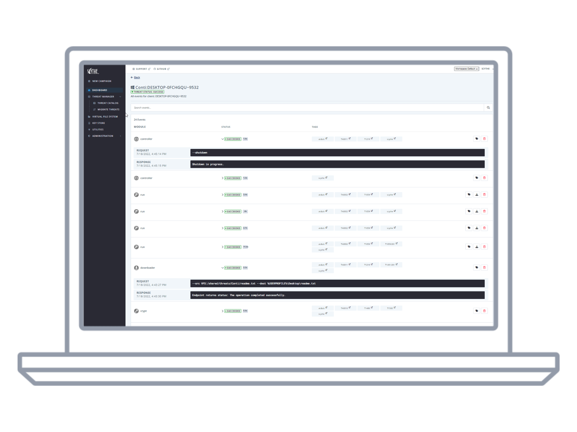 Red Team Operations Roadmap Scythe - Download Creative Colorful Wallpaper | Retina